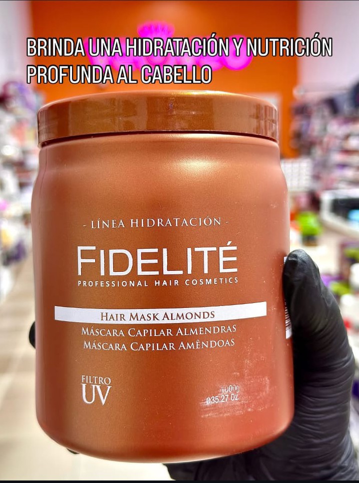 Fidelité Mascara Capilar Almendras 1000 ml