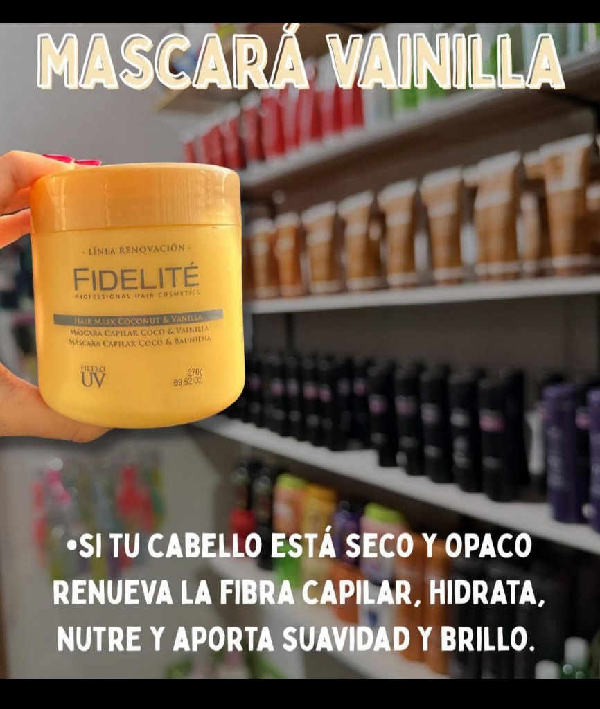 Máscara capilar vainilla y coco