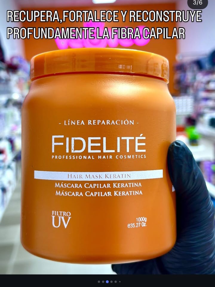 Fidelité máscara capilar keratina 1kg