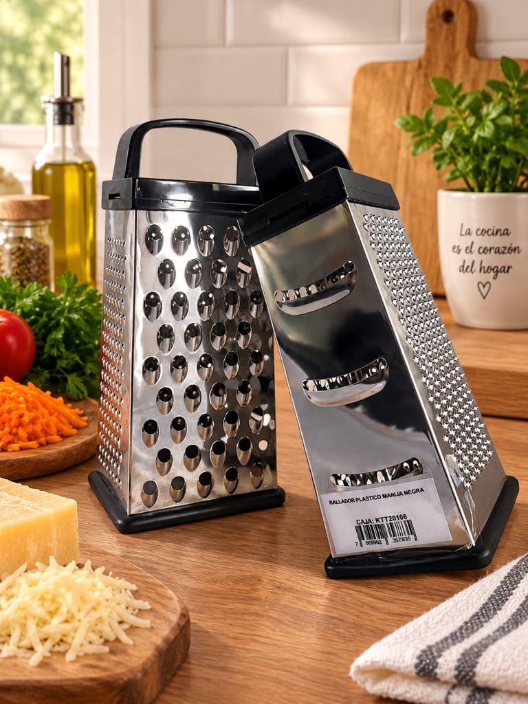 Rallador de Mesa Multiuso de 4 Caras 🧀🥕