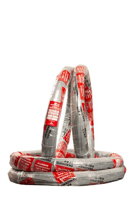 Alambre Galvanizado para Cerca Eléctrica 12 1/2 BWG X 25kg de 650 metros