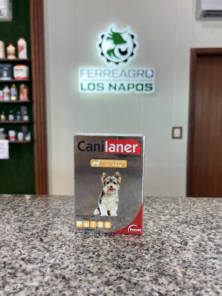Canilaner X 112,5mg Tableta Masticable 2-4,5Kg