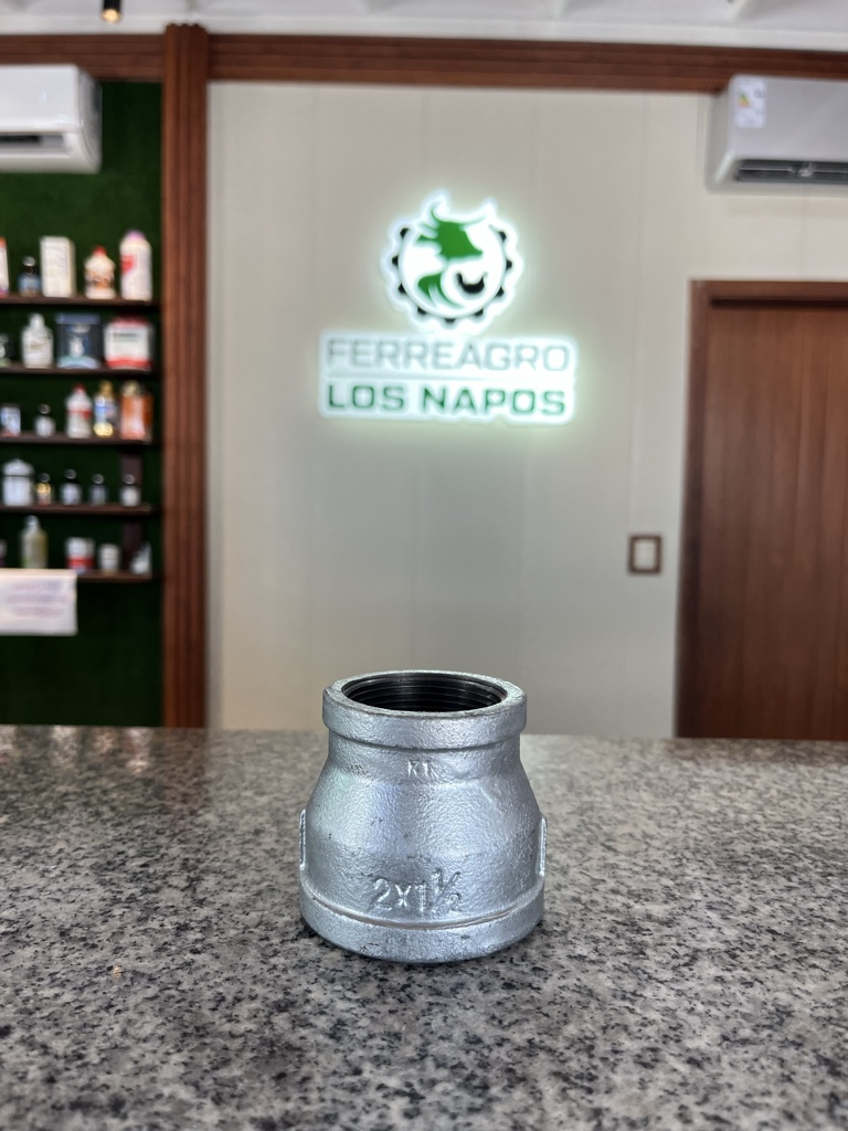Anillo Reducción Galvanizado 2” X 1-1/2”