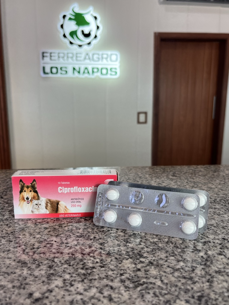 Ciprofloxacina 250mg X 10 Tabletas