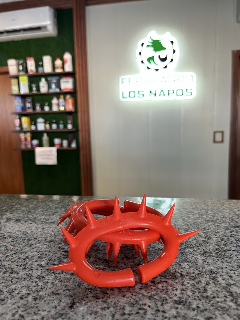 Destetador Oval 7 Puntas Lhaura Rojo