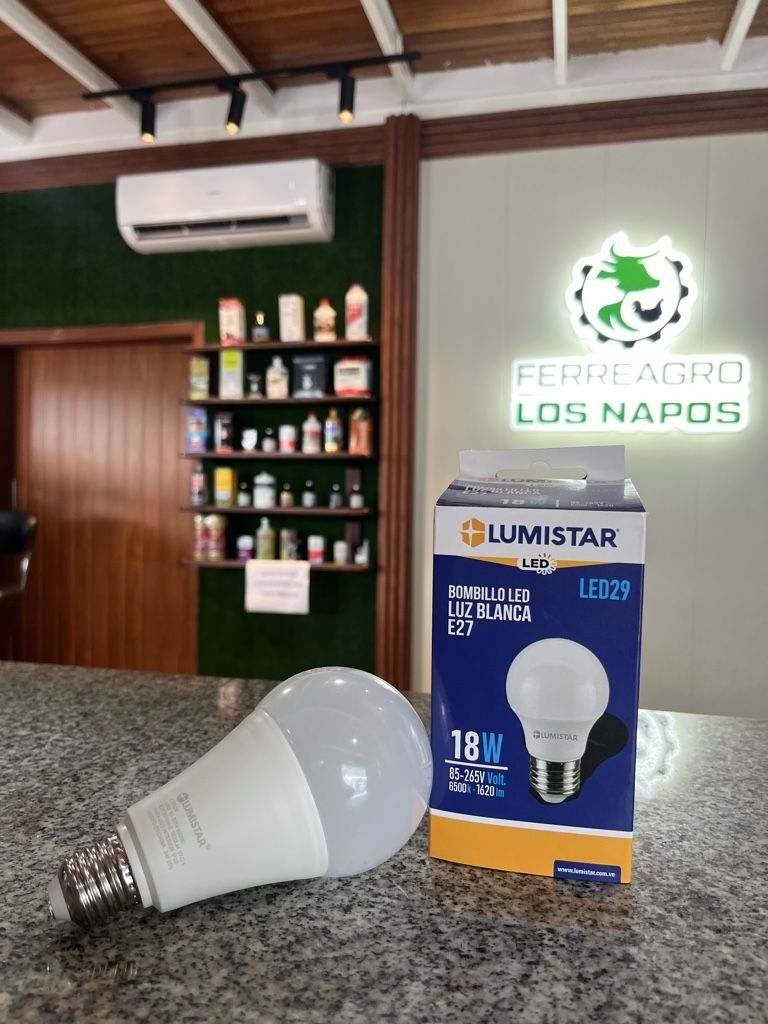 Bombillo Led 18W Luz Blanca Lumistar