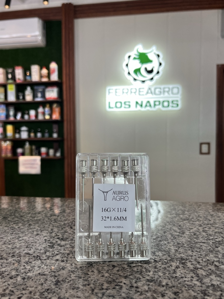 Aurus Agujas Reusables 16G X 1 1/4