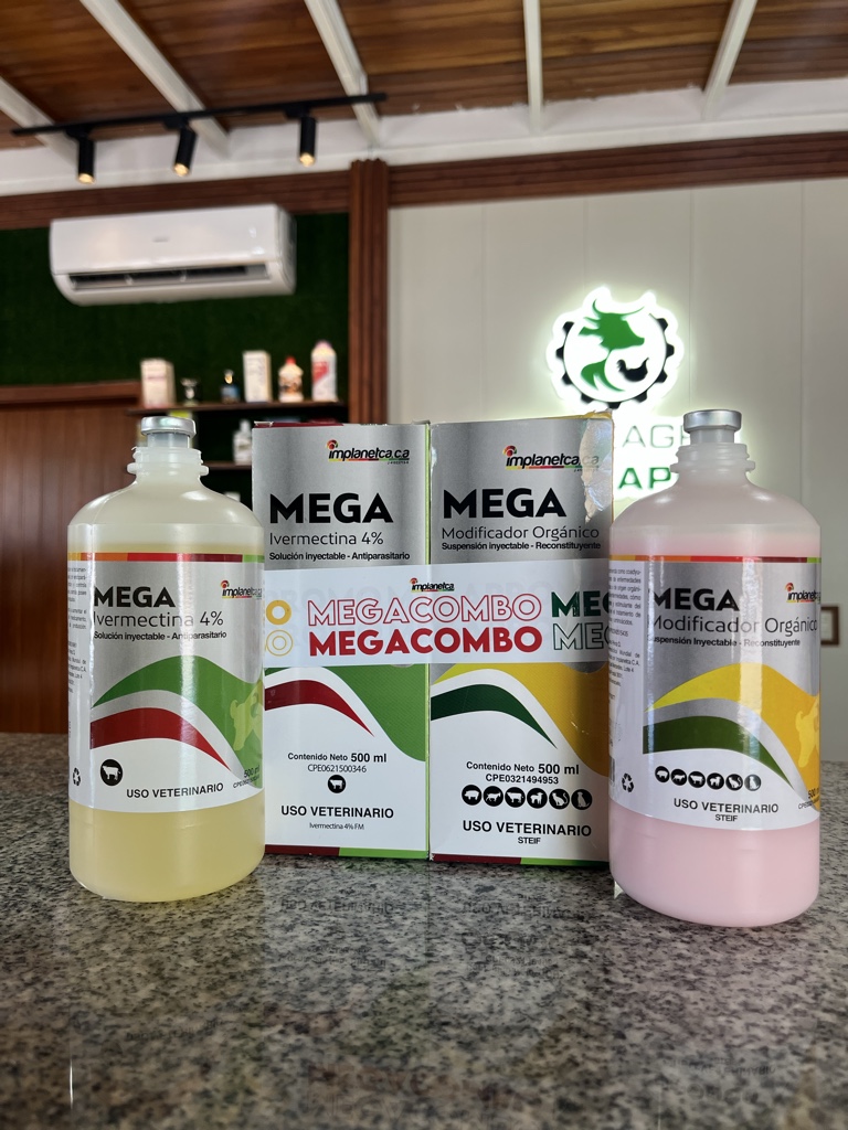 Combo Mix Mega Ivermectina 4% + Modificador Orgánico 500ml
