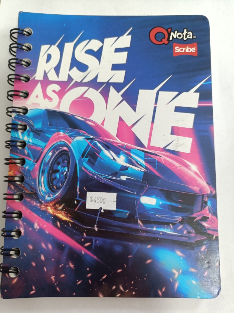 Q'Nota Scribe cuaderno espiral eco cuadri