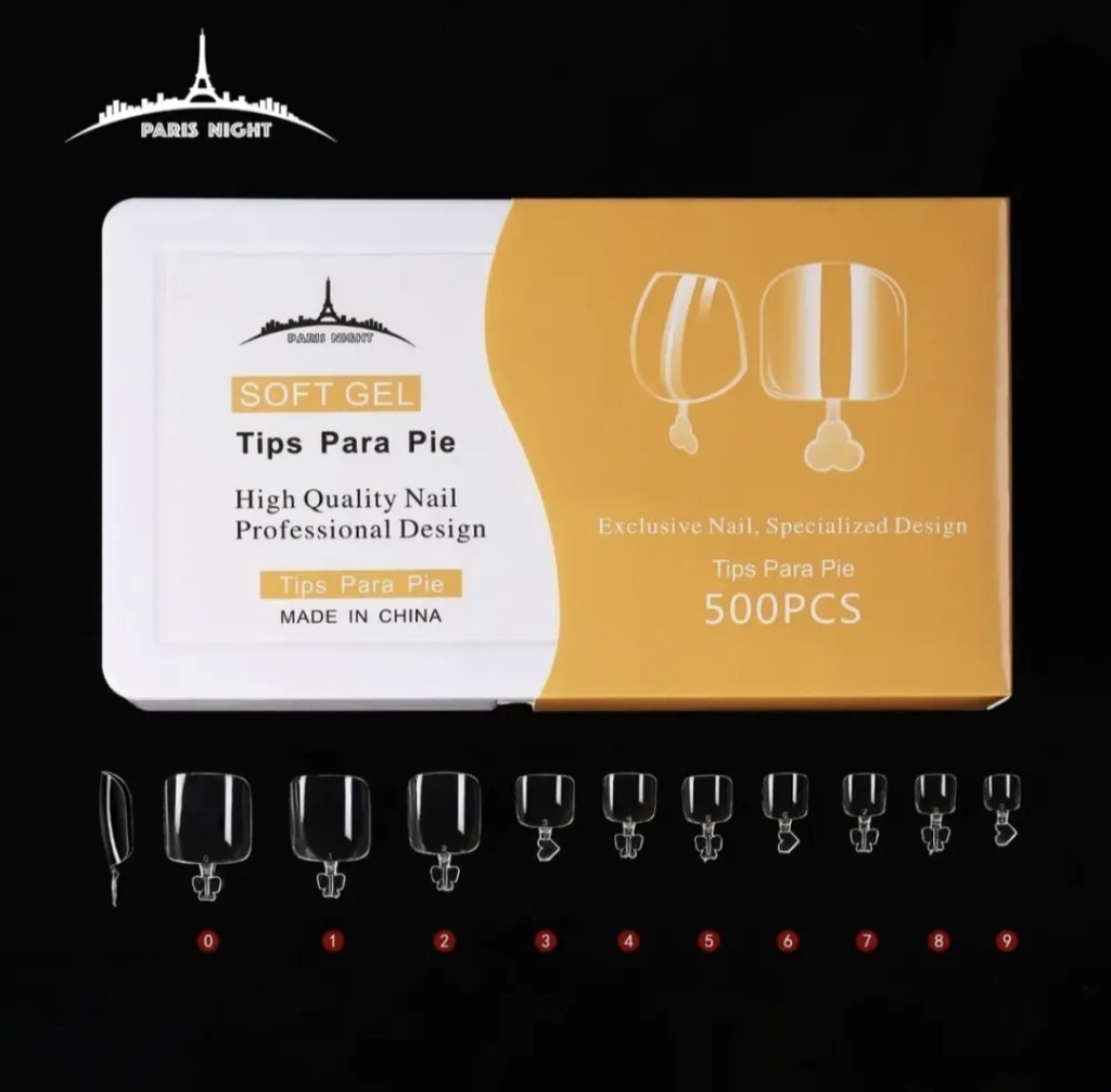 Tips para pies París Night x600pcs