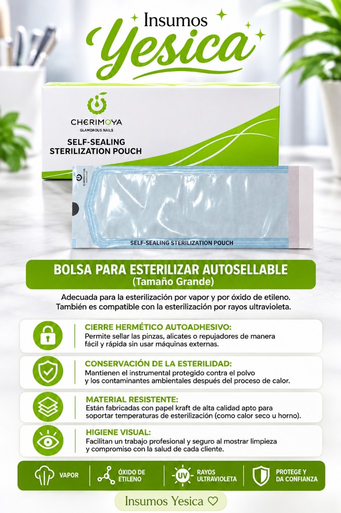 Bolsa esterilizadora x5u. Cherimoya grande