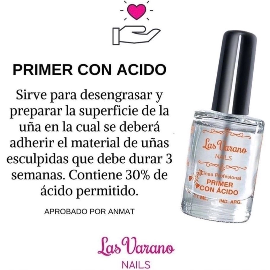 Primer con ácido Las Varano