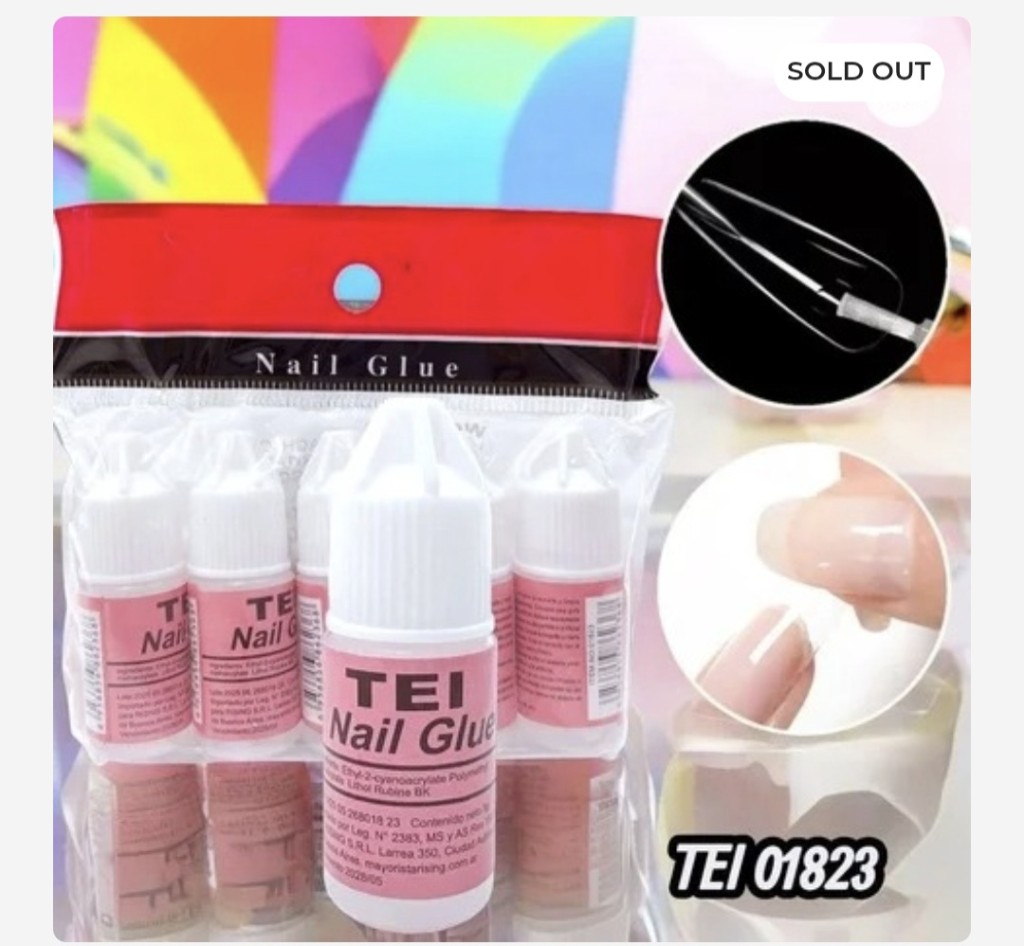 Nail glue Tei x5u.