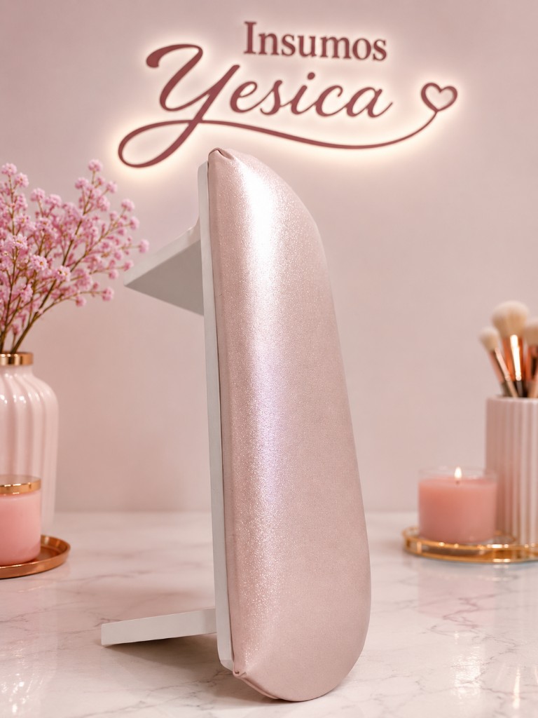 Apoya manos rosa gold