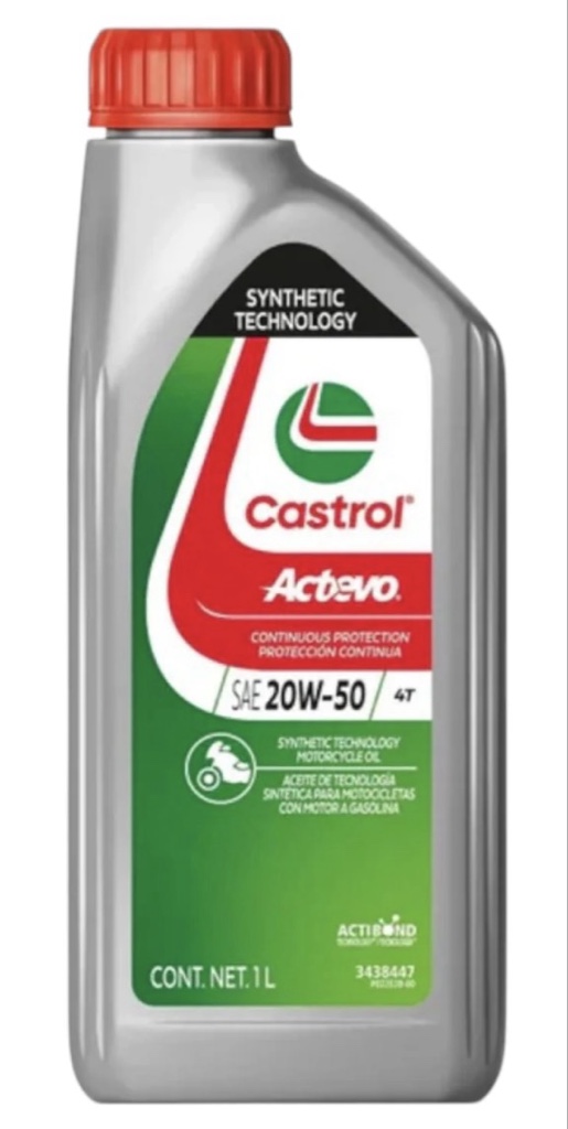 L-20W-50 4T CASTROL ACTEVO