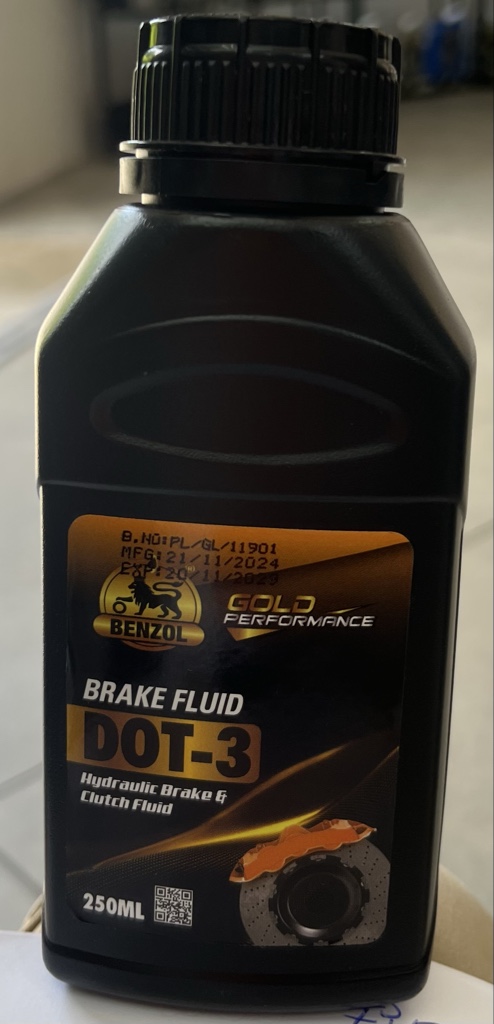 LÍQUIDO DE FRENO DOT-3 250ml