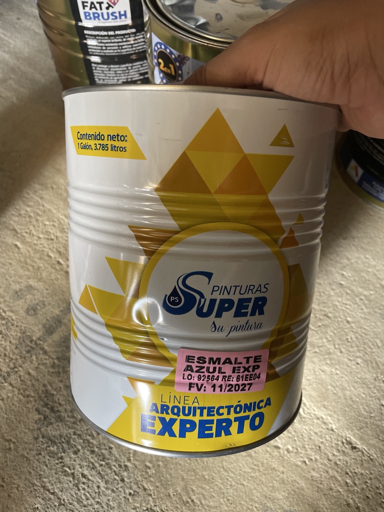 Pintura Esmalte azul