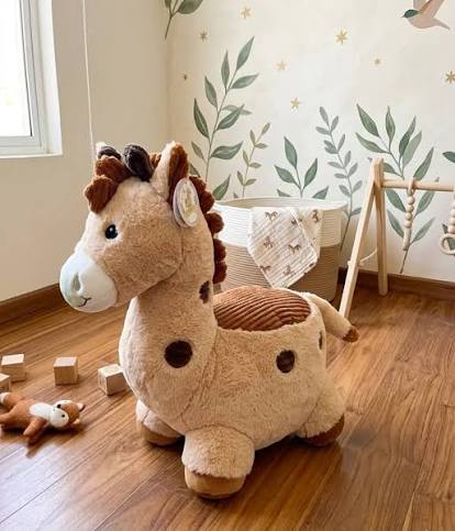 Puff sillón de bebé caballito