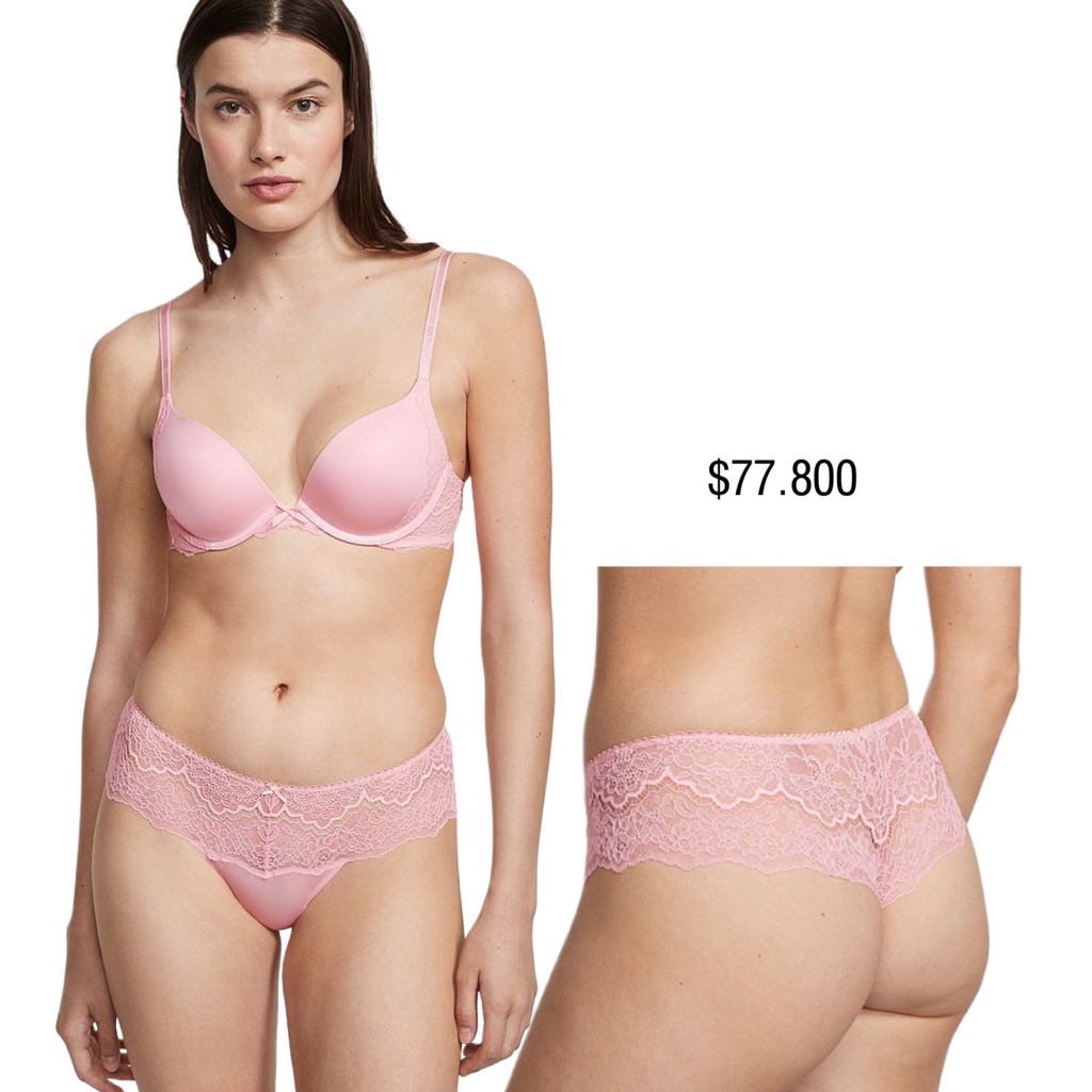 PANTY VS WIDE SIDE THONG ROSA PASTEL
