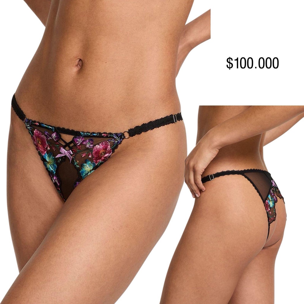 PANTY VS BIKINI FLOR OSCURA