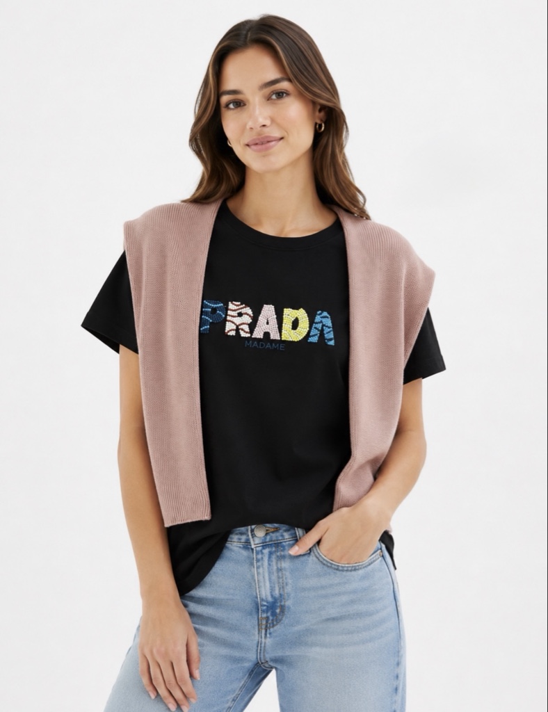 CAMISA PRADA COLOR NEGRO