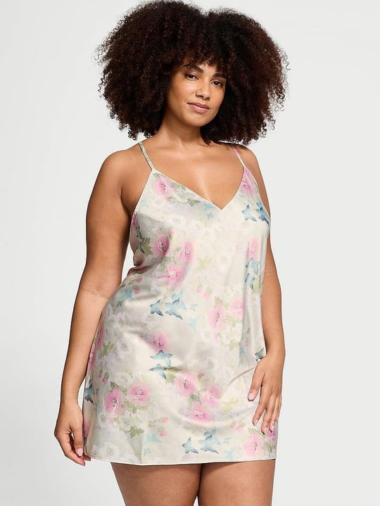 BATA EN SATIN VS MARFIL FLORAL