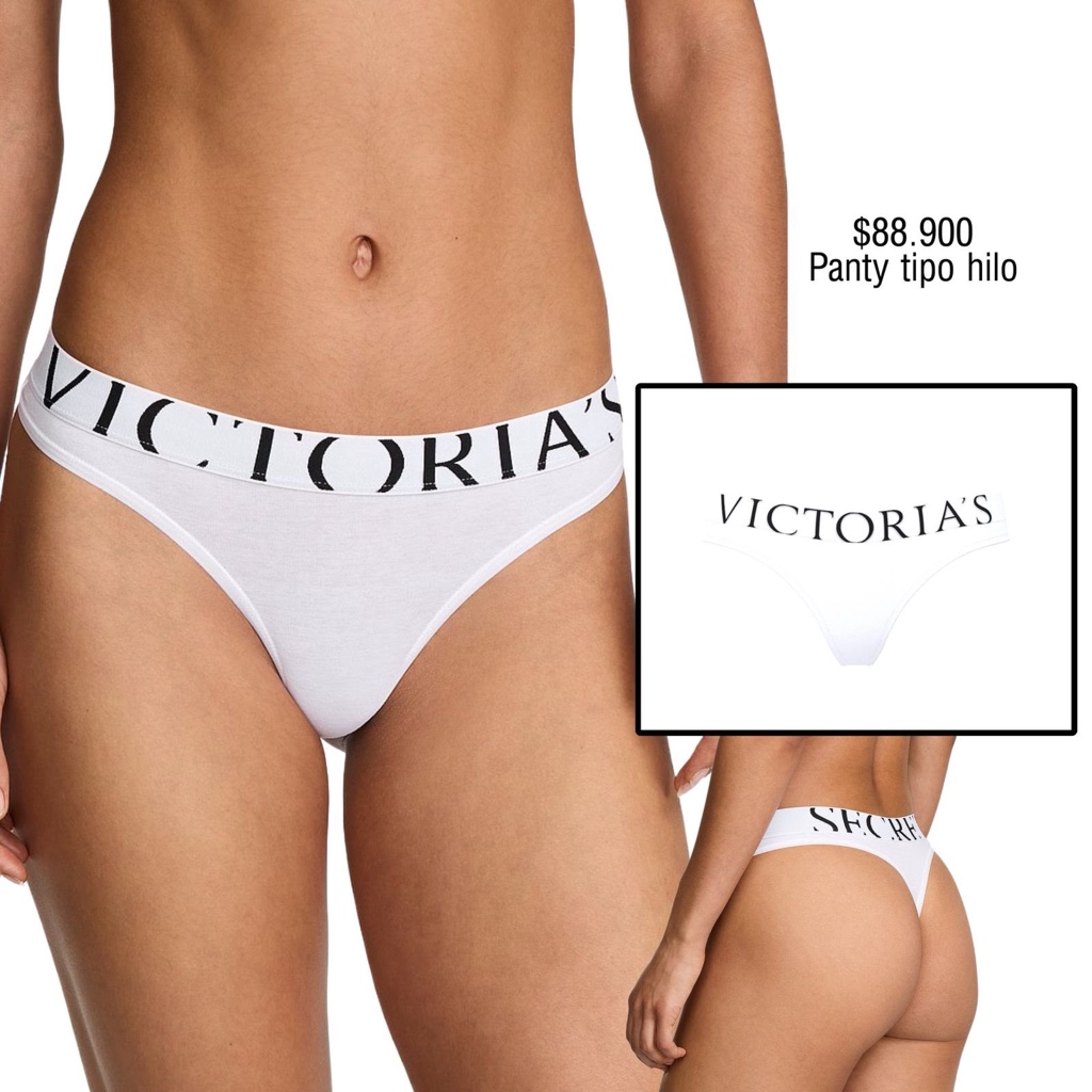 PANTY VS THONG BLANCO ICONIC