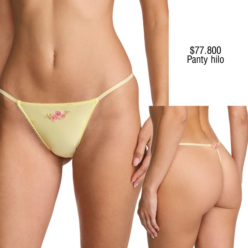PANTY VS V-STRING AMARILLO LIMON