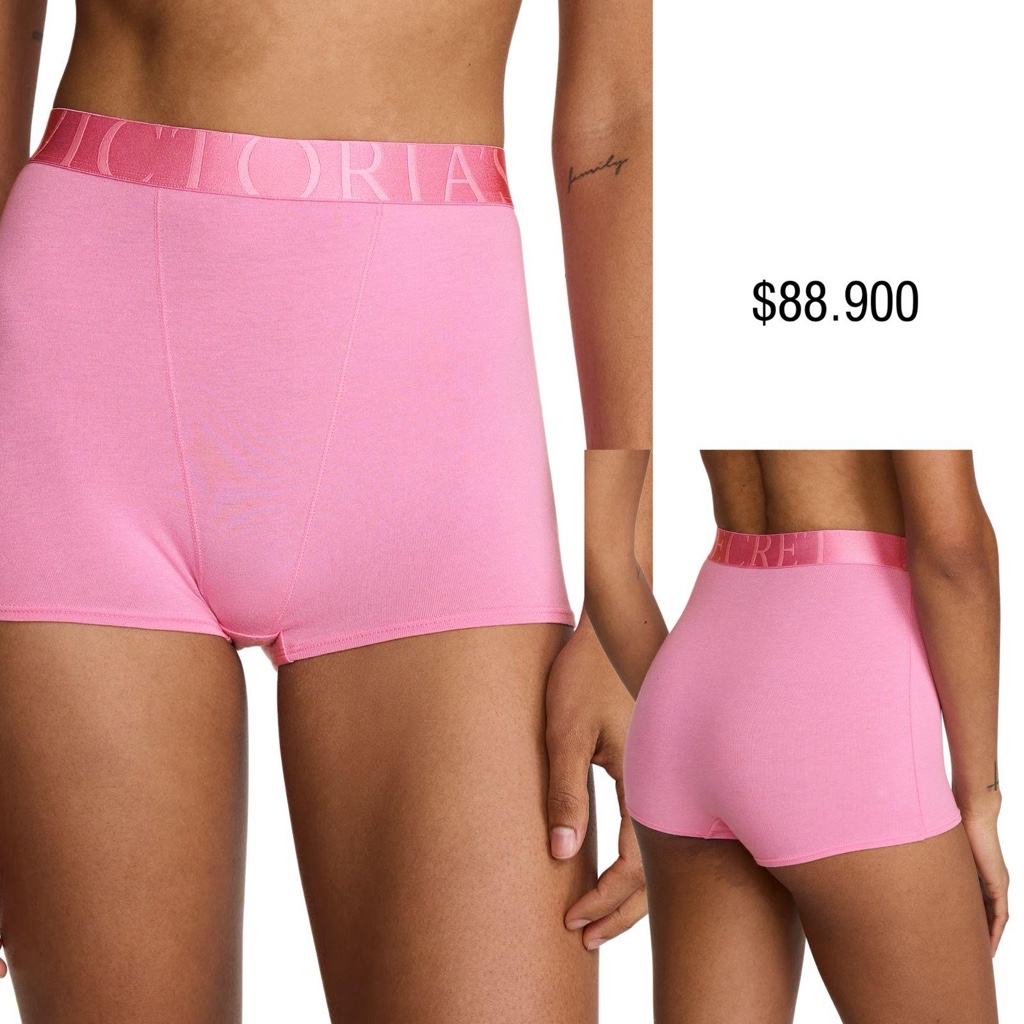 PANTY VS HIGH-WAIST BOYSHORT ROSA