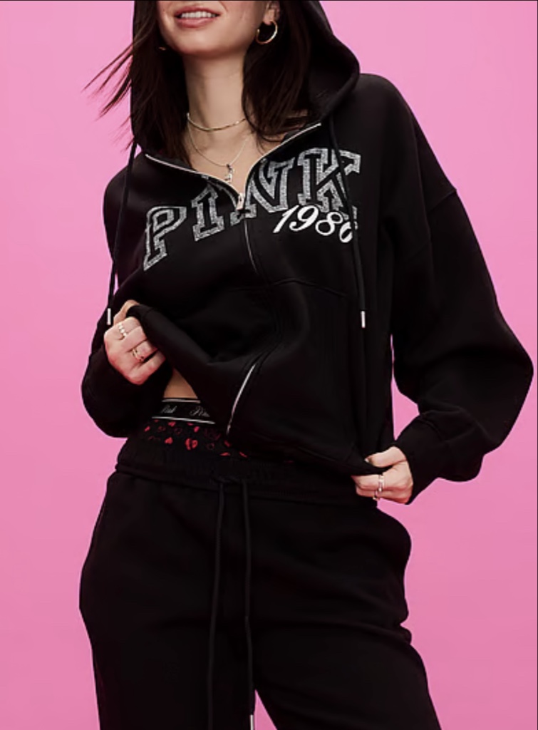 SUDADERA PINK EDICIO 1986 CON CHAQUETA