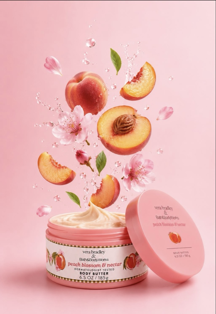 MANTEQUILLAS BATH & BODY WORKS PEACH BLOSSOM & NECTAR 185G