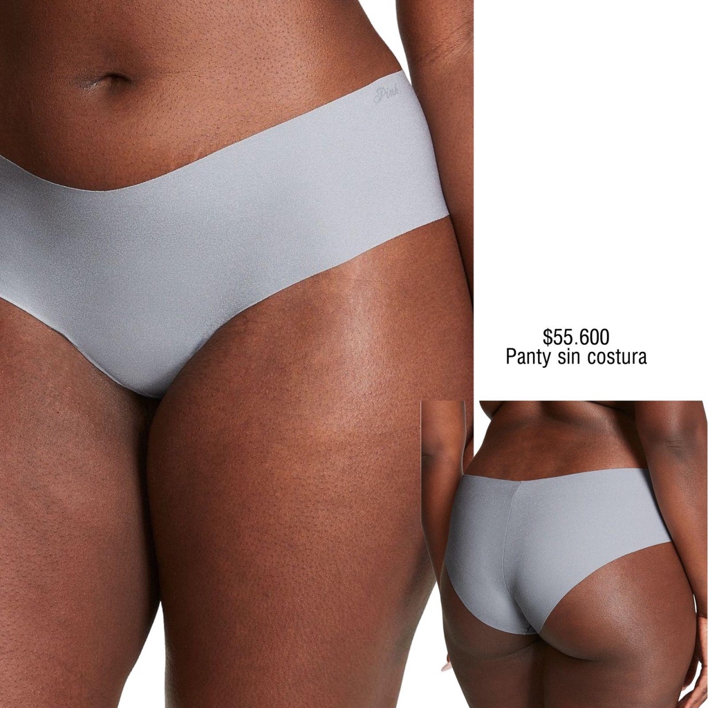 PANTY PINK CHEEKY INVISIBLE GRIS