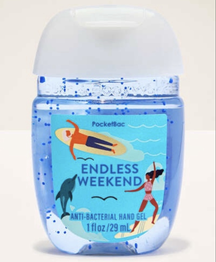 GEL ANTIBACTERIAL BATH & BODY WORKS ENDLESS WEEKEND