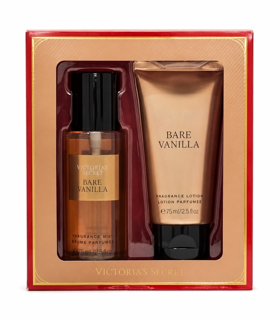 SET DE REGALO VS BARE VANILLA X2