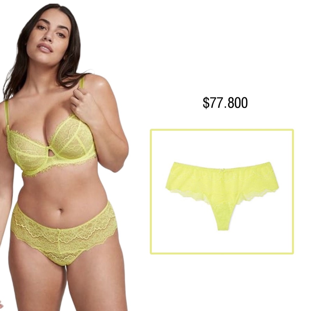 PANTY VS WIDE SIDE THONG AMARILLO LIMON