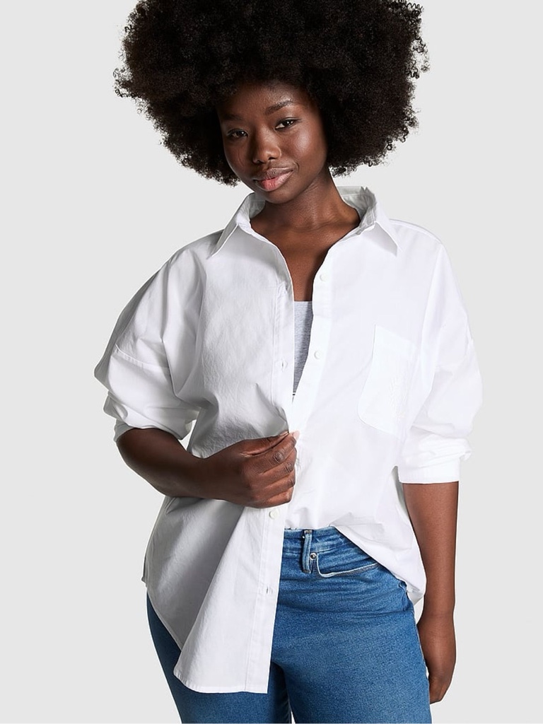 CAMISA PINK COLOR BLANCO