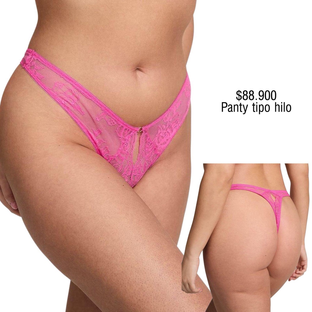 PANTY VS HIGH-LEG THONG FUSCIA CON ABERTURA