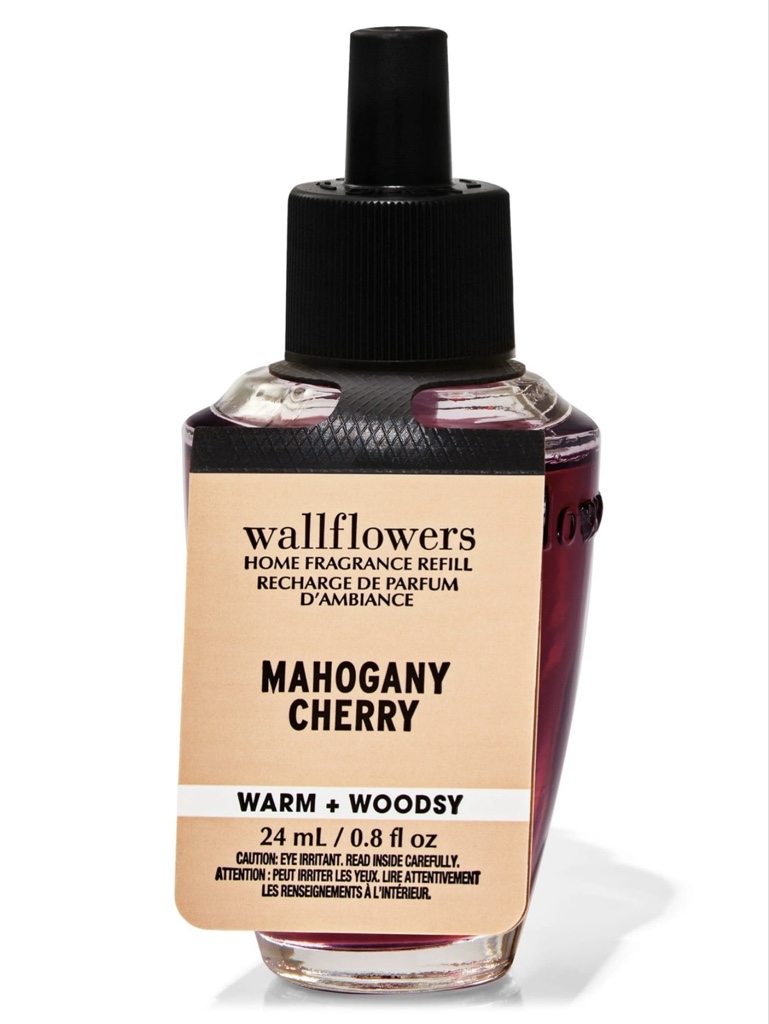 FRAGANCIA PARA HOGAR BATH & BODY WORKS WALLFLOWERS  MAHOGANY CHERRY