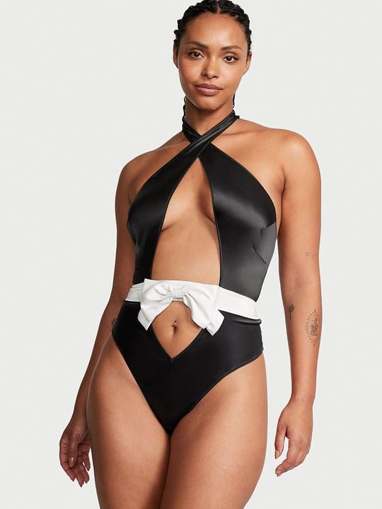 BODY VS EN SATIN COLOR NEGRO
