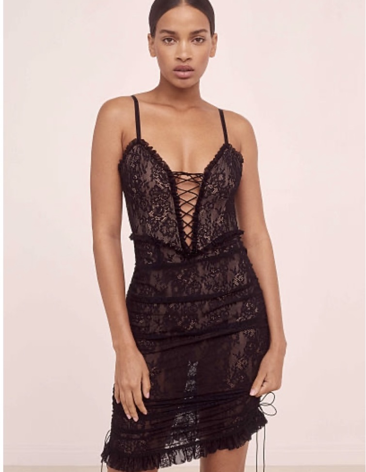 VESTIDO FOR LOVE AND LEMONS COLOR NEGRO