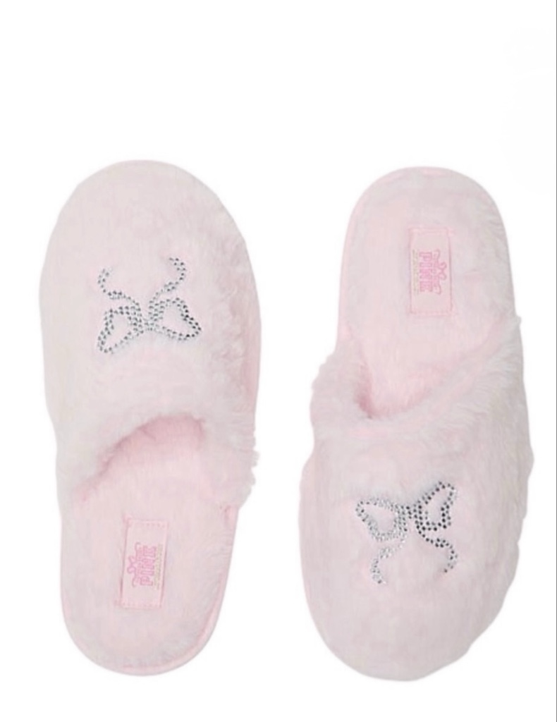 PANTUFLA PINK ROSADAS LOVESHACKFANCY