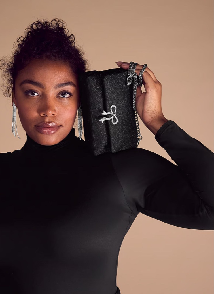 BOLSO DE CRUZAR VS MINI HAPPY HOLIDAYS / NEGRO