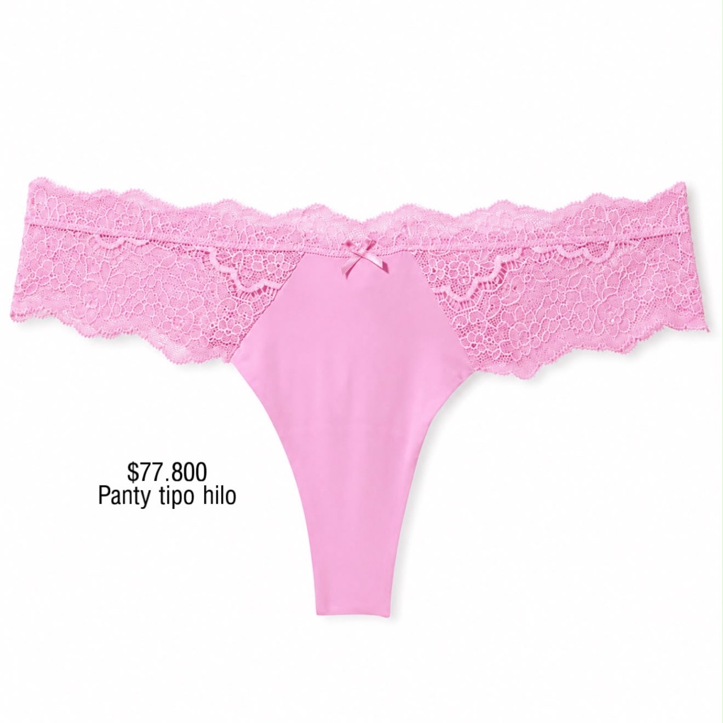 PANTY VS THONG STRING ROSA CHICLE