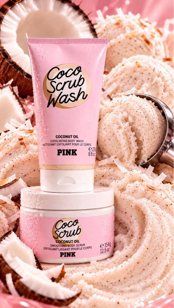 JABON EXFOLIANTE PINK COCONUT 236ML
