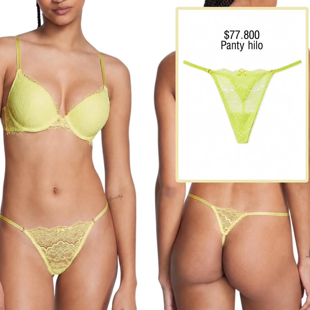 PANTY VS V-STRING AMARILLO LIMO-XL