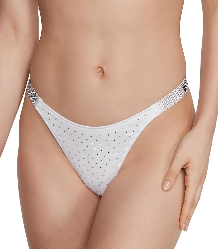 PANTY VS SHINE THONG BRIDE BLANCO