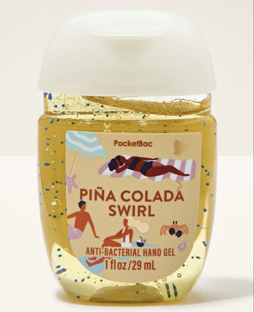 GEL ANTIBACTERIAL BATH & BODY WORKS PIÑA COLADA SWIRL