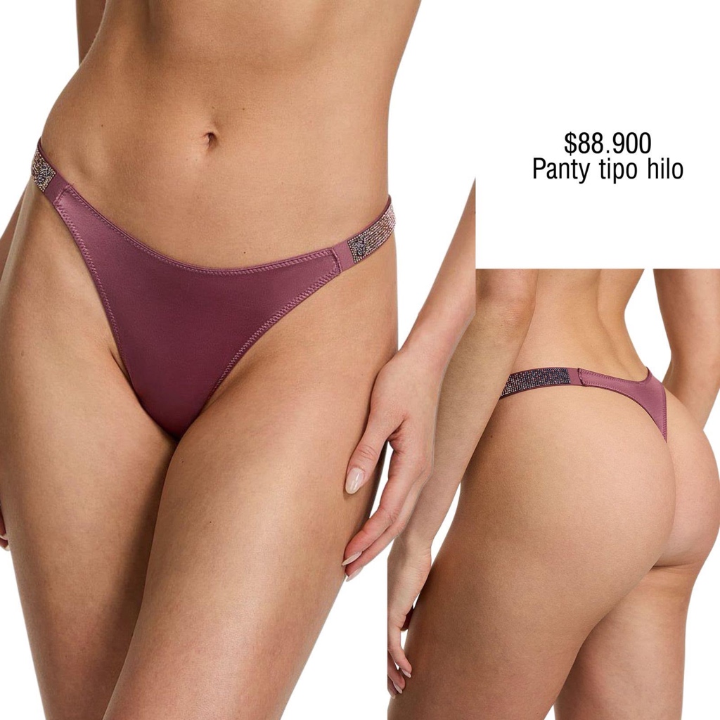 PANTY VS SHINE THONG MORADO MALVA