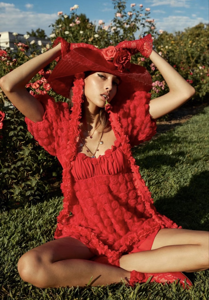 VESTIDO ROJO FOR LOVE AND LEMONS