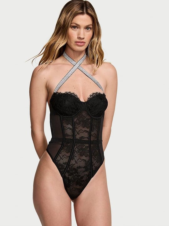 BODY VS COLOLR NEGRO CON APLIQUE BRILLO